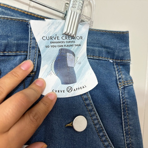 Curve Appeal Curve Creator Bootcut Jeans Size 14/32 NWT - Picture 6 of 10